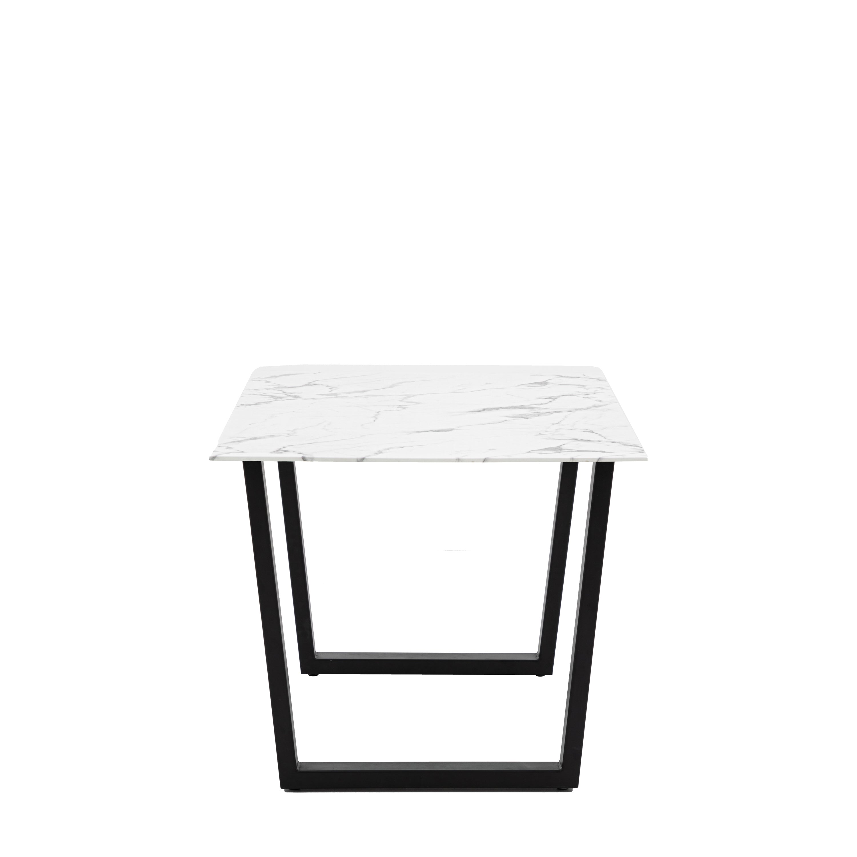 Ari White Marble Rectangle Dining Table | 6 Seater